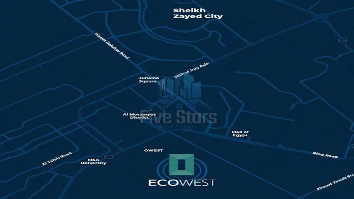 امتلاك شقتك في كمبوند   GO WEST