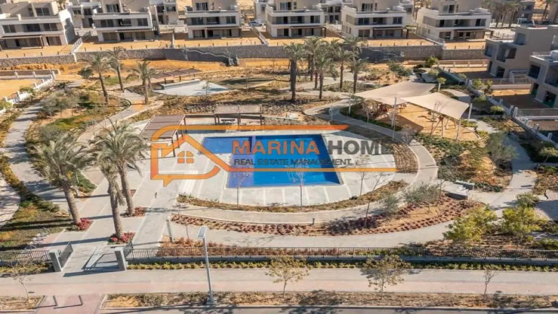 شقة للبيع في بالم هيلز القاهرة الجديدة , شقة زاوية