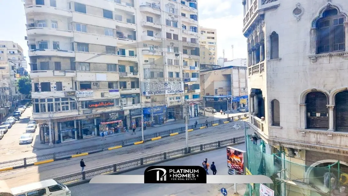 مقر ادارى للبيع بمحطة الرمل علي الترام مباشر - ثان