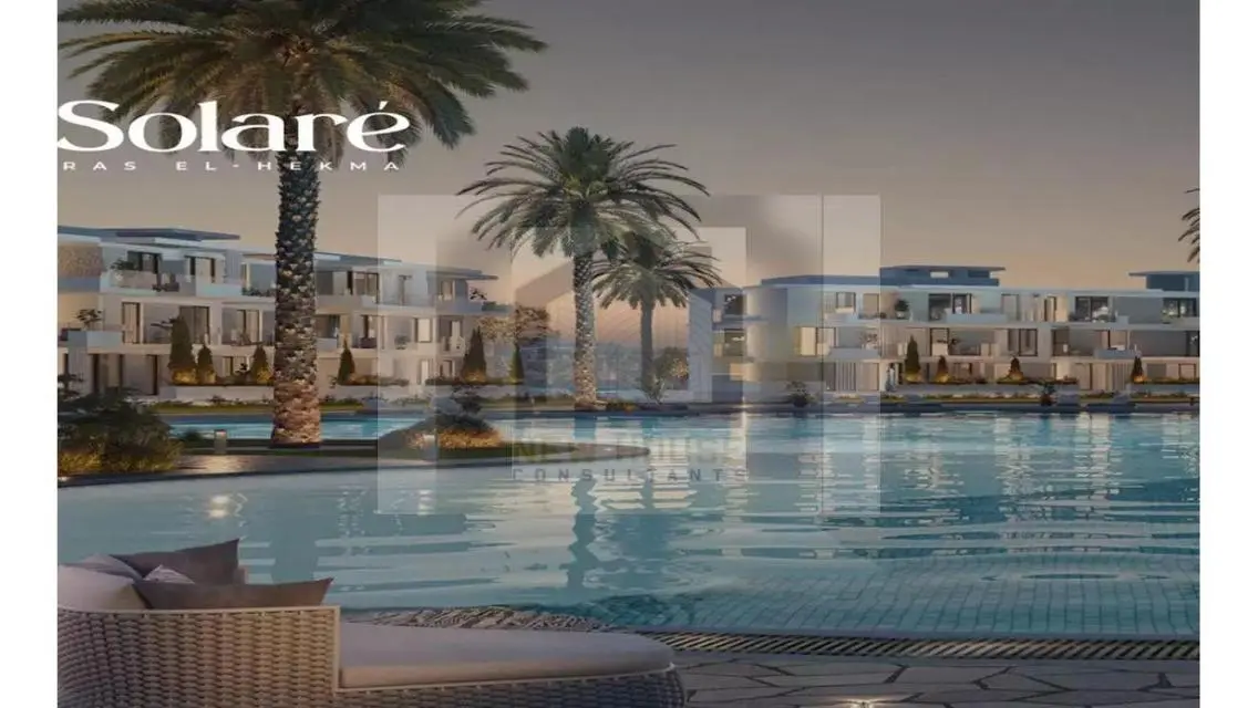 شالية متشطب بالكامل للبيع في سولاري راس الحكمة