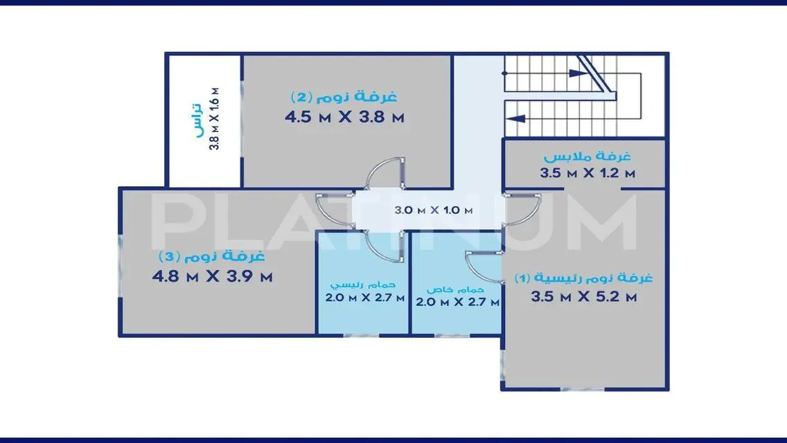 Luxurious Apartment in the Heart of the City, 220 sqm