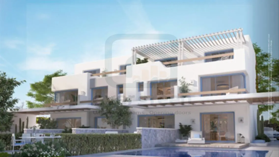 شاليه متشطب بالتكييفات فى بلاج 0%مقدم على 12 سنه