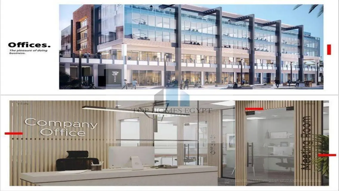 Office for sale - installments in Three Sixty mall