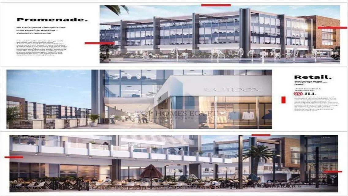 Office for sale - installments in Three Sixty mall