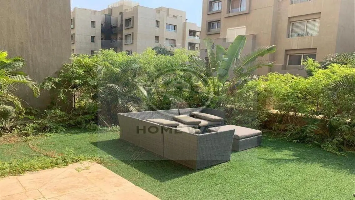 furnished apartment for rent with private garden