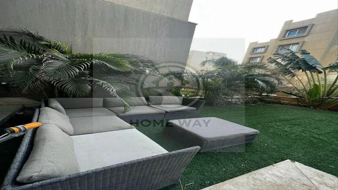 furnished apartment for rent with private garden