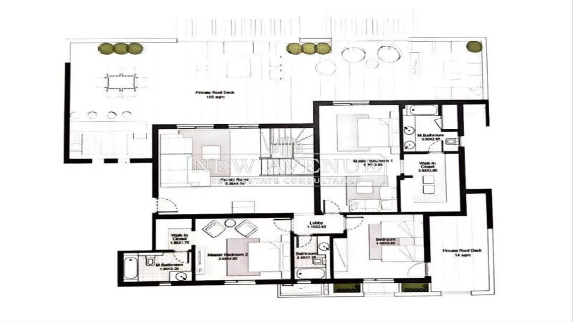 Roof Duplex In Eastown in Sodic New cairo