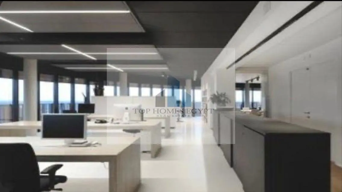 Office for rent 478m finished/ACs in Bank Center