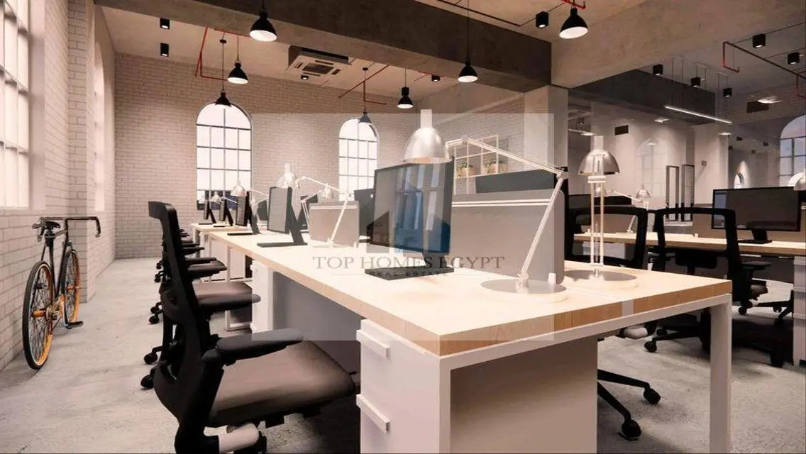 Office for rent 478m finished/ACs in Bank Center