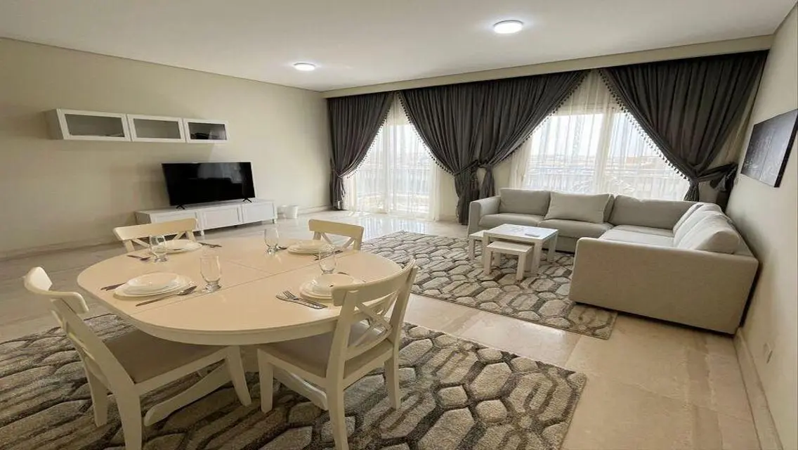 apartment for rent in 90 Avenue Compound         .