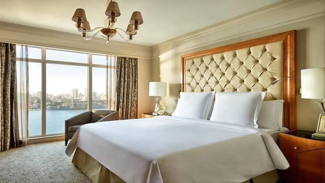 Hotel suite with a fantastic view of the Nile