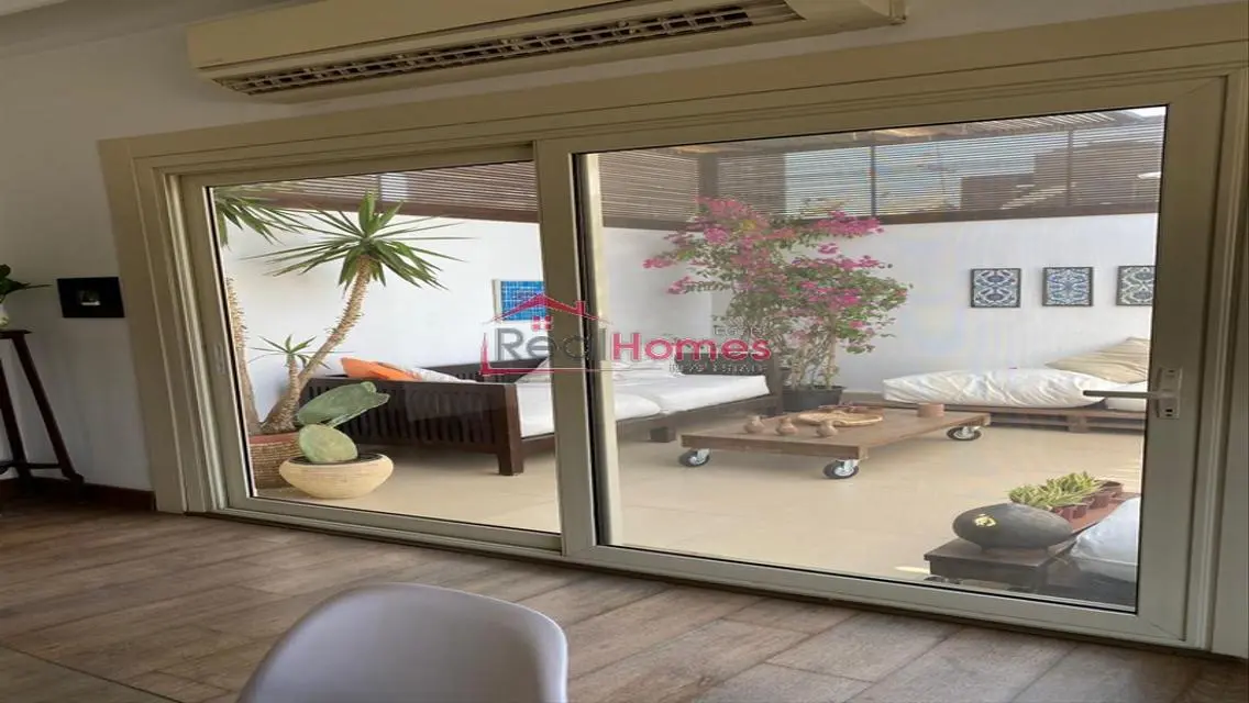 Ultra modern one bedroom apartment with a terrace