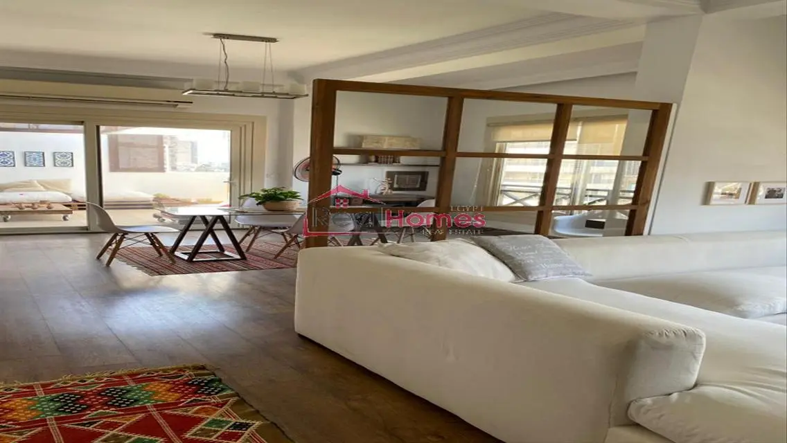 Ultra modern one bedroom apartment with a terrace