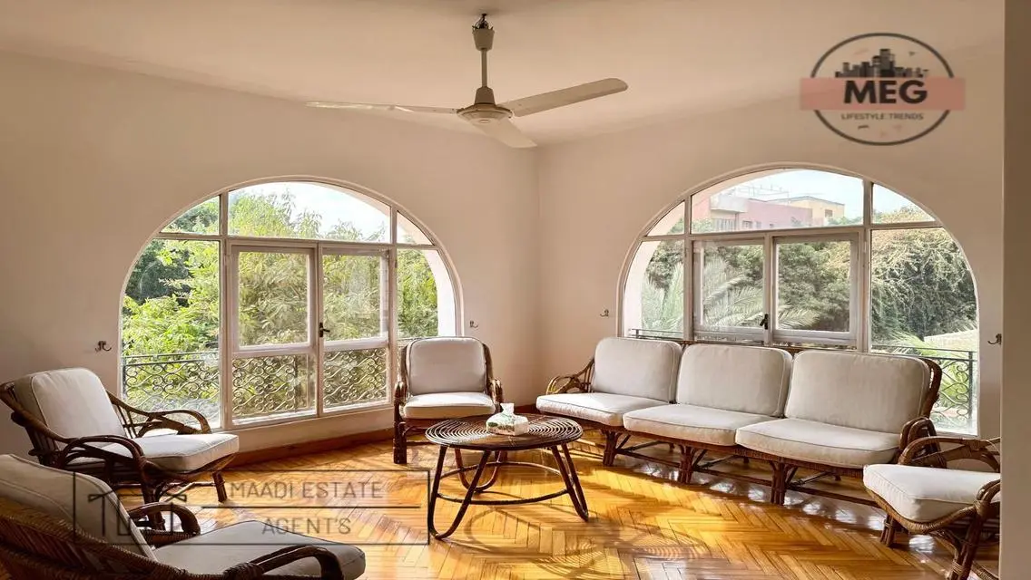 Sunny Apartment for Rent-Sarayat Maadi Prime Loc