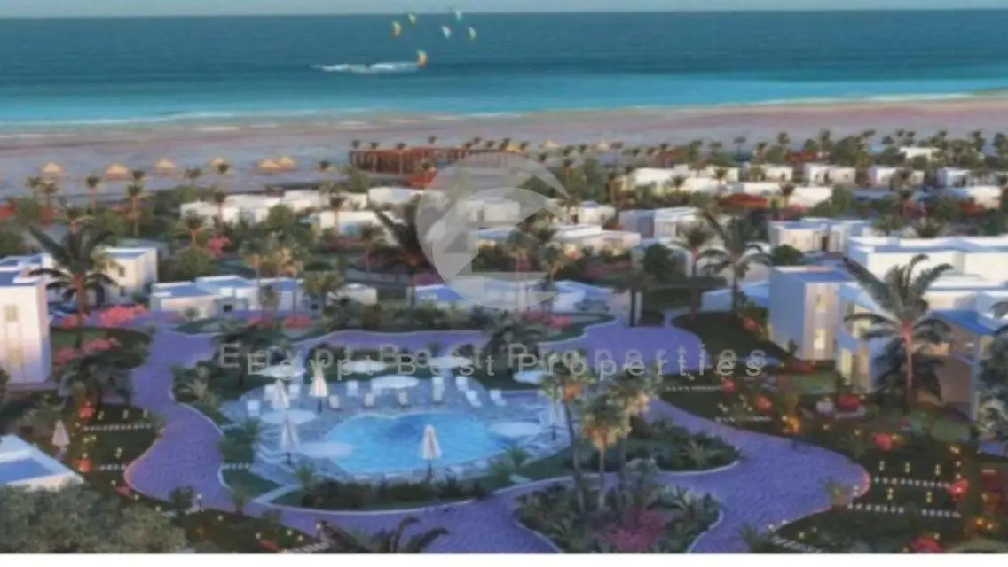 شاليه للبيع متطشب في البحر الاحمر سوما باي مقدم10%