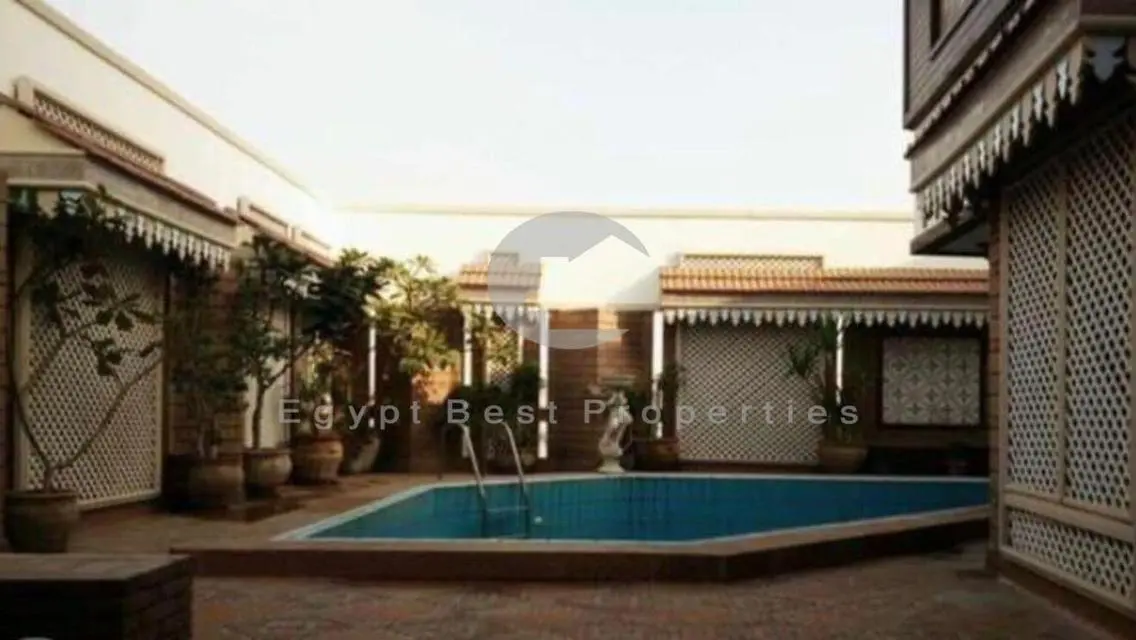 duplex roof with private pool in degla maadi resal