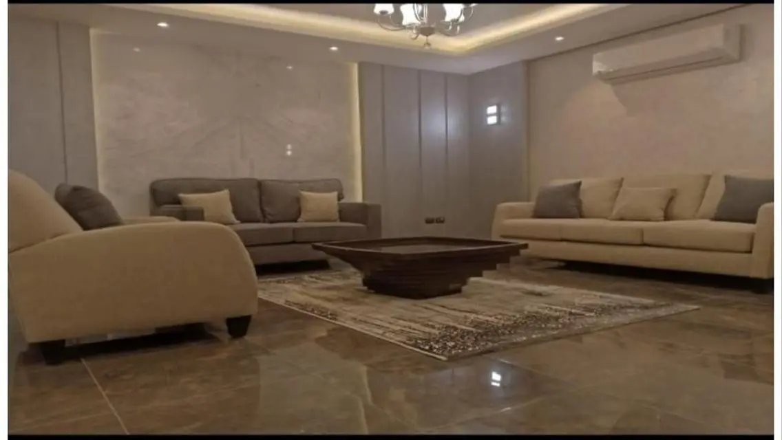 شقه مفروشه اول سكن خطوتين من عباس قرب جنينه مول
