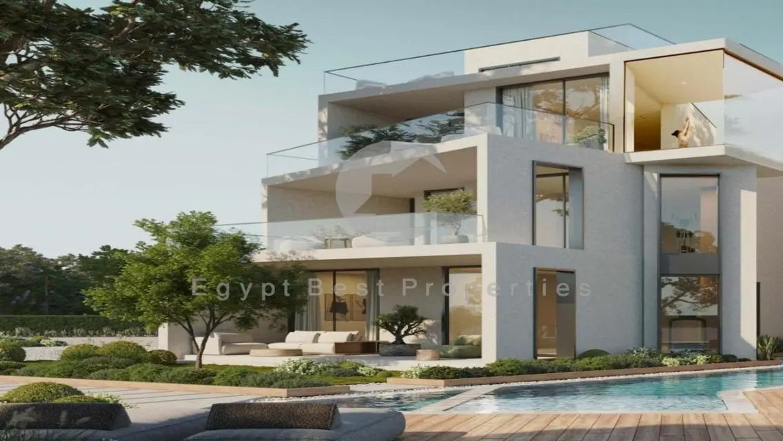 شاليه بجاردن للبيع متشطب ف ذا ميد راس الحكمه5%مقدم