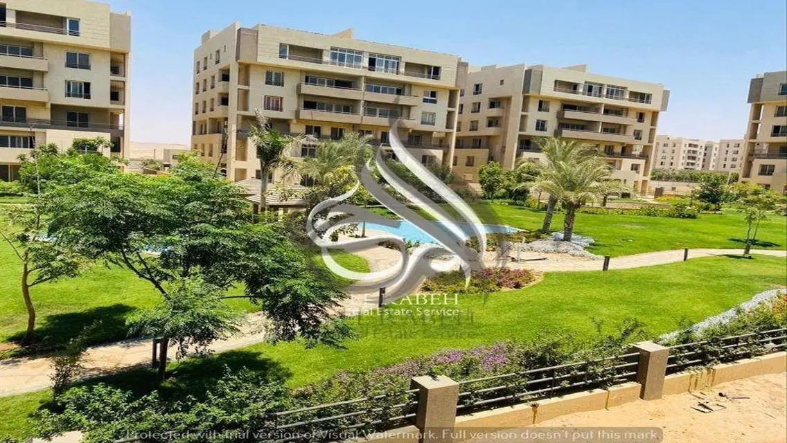 شقة 191م بحديقة في ذا سكوير صبور بالتجمع الخامس