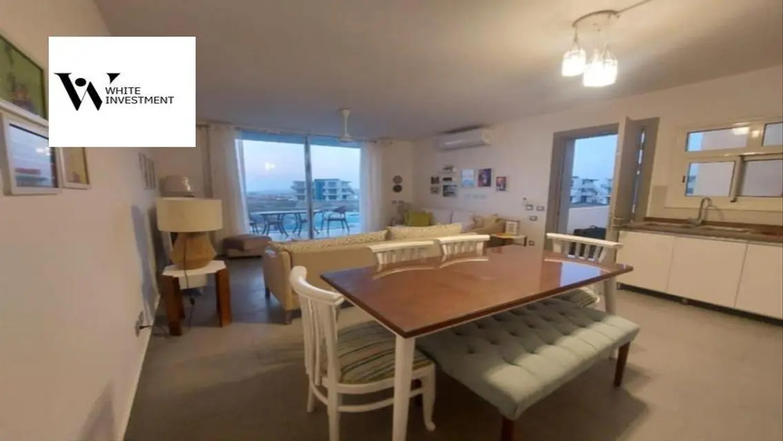 Fouka Bay chalet 129m furnished direct on lagoon