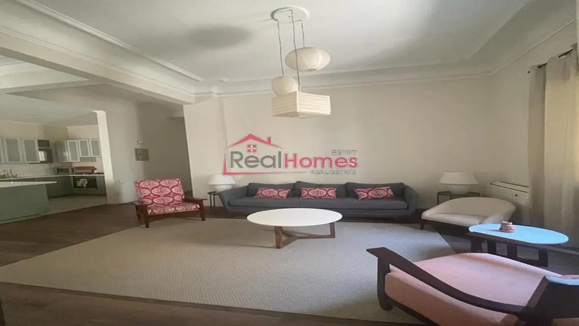 high ceiling modern apartment for rent at zamalek