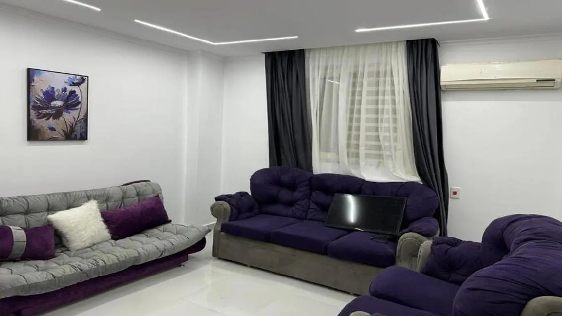 For rent furnished ground floor apartment in Zayed