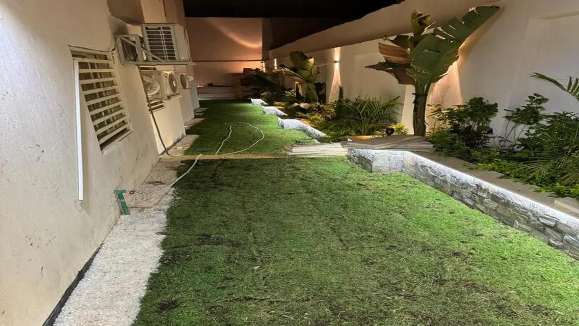 For rent furnished ground floor apartment in Zayed