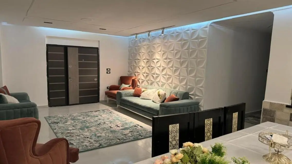 For rent furnished ground floor apartment in Zayed