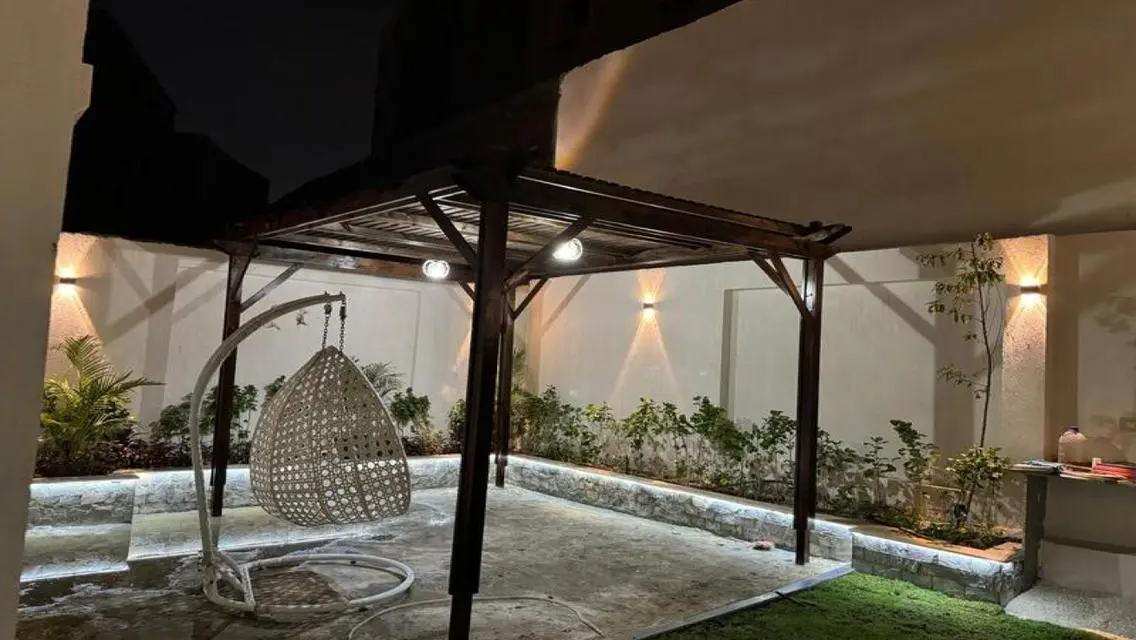 For rent furnished ground floor apartment in Zayed