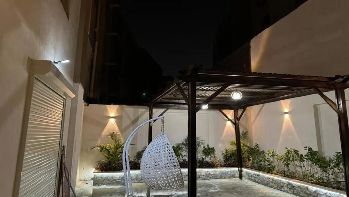 For rent furnished ground floor apartment in Zayed
