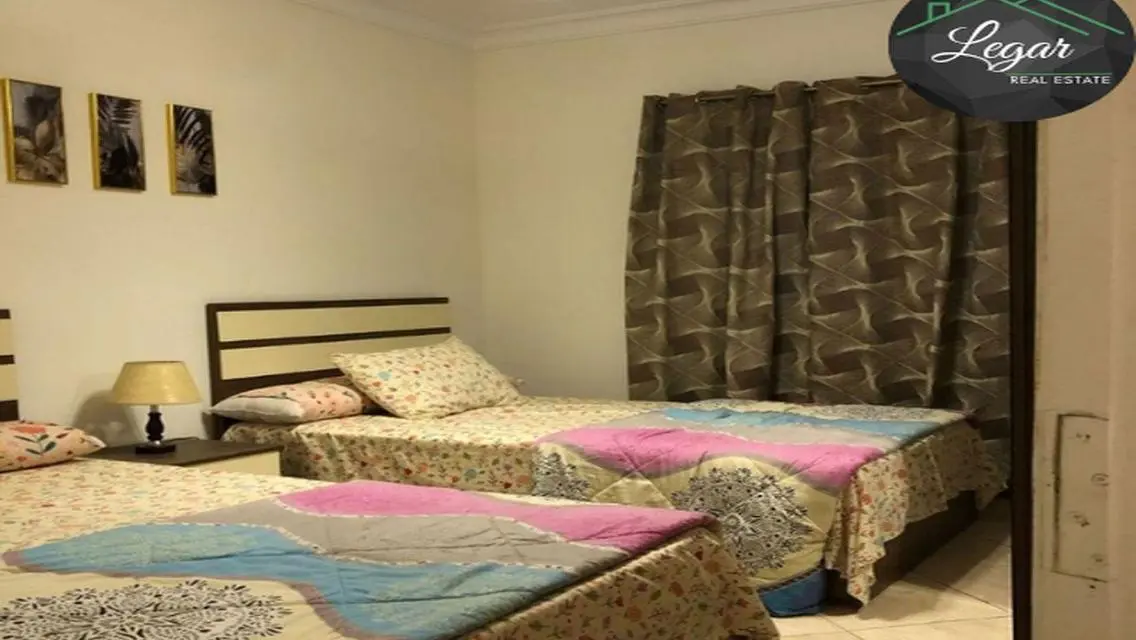 For rent, a furnished apartment with 2 bedrooms