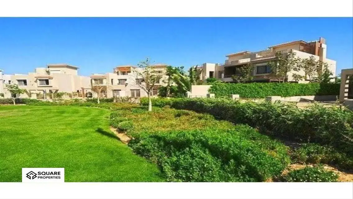 Twinhouse view landscape  Golf Extension Compound