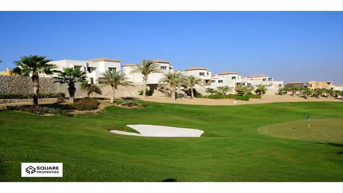 Twinhouse view landscape  Golf Extension Compound