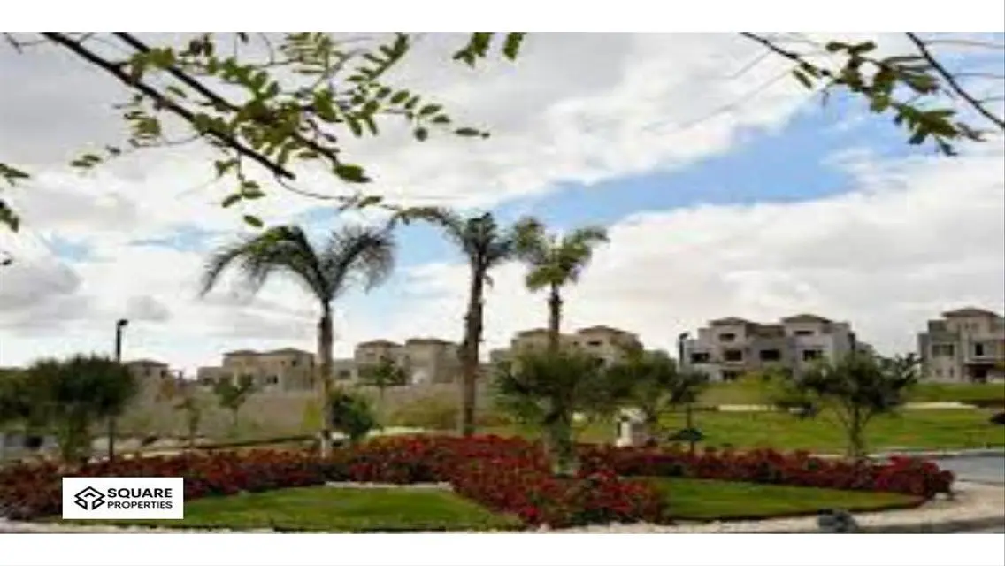 Twinhouse view landscape  Golf Extension Compound