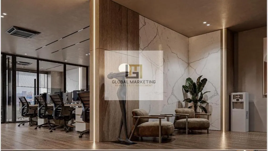 Furnished office for rent 137m inside Mivida