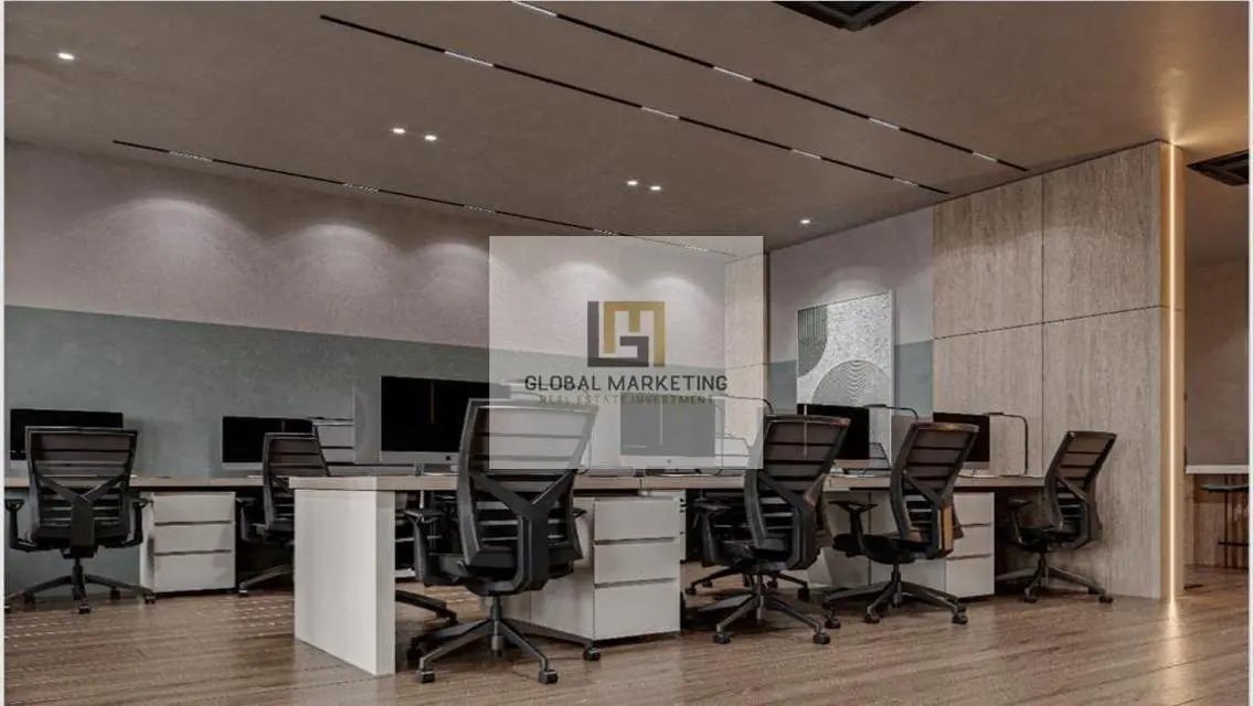 Furnished office for rent 137m inside Mivida