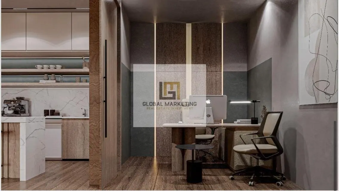 Furnished office for rent 137m inside Mivida