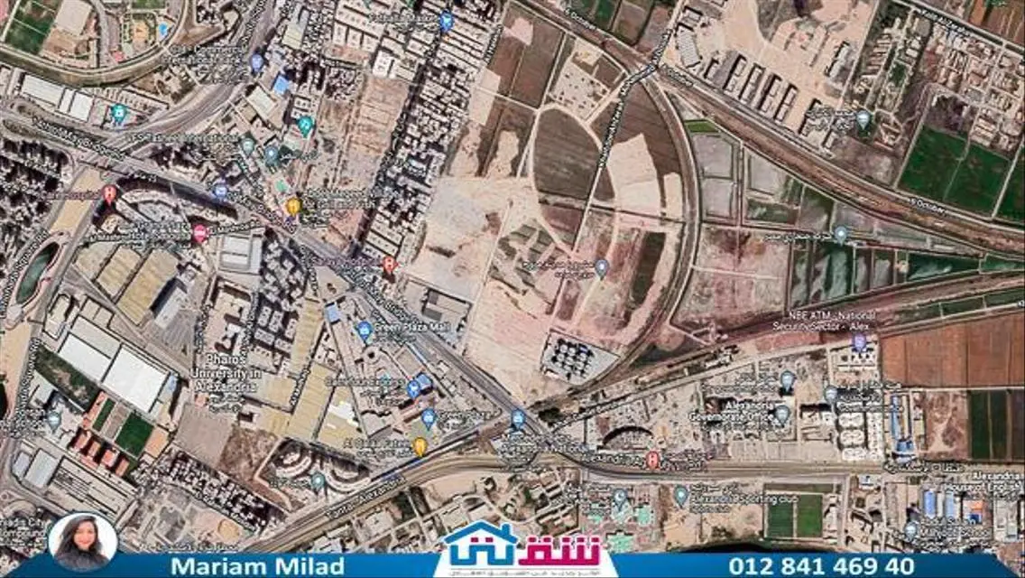 شقة للبيع 165م سموحة - كومباوند مروج