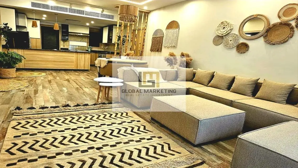 Ultra modern apartment with private garden