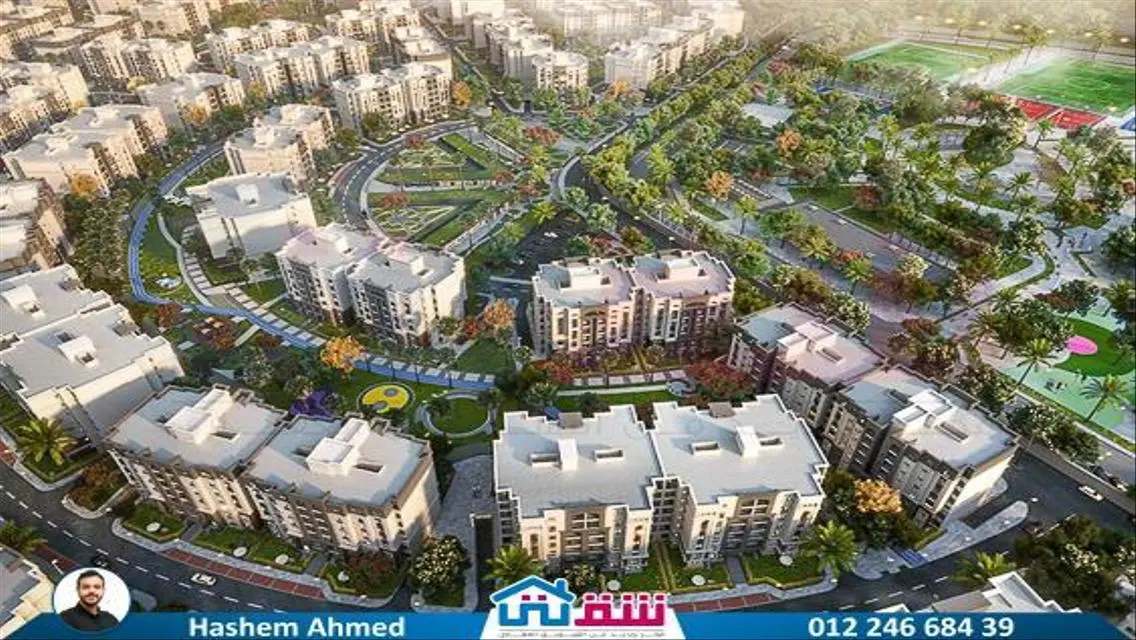 شقة للبيع 155م كومباوند أليكس ويست الإسكندرية