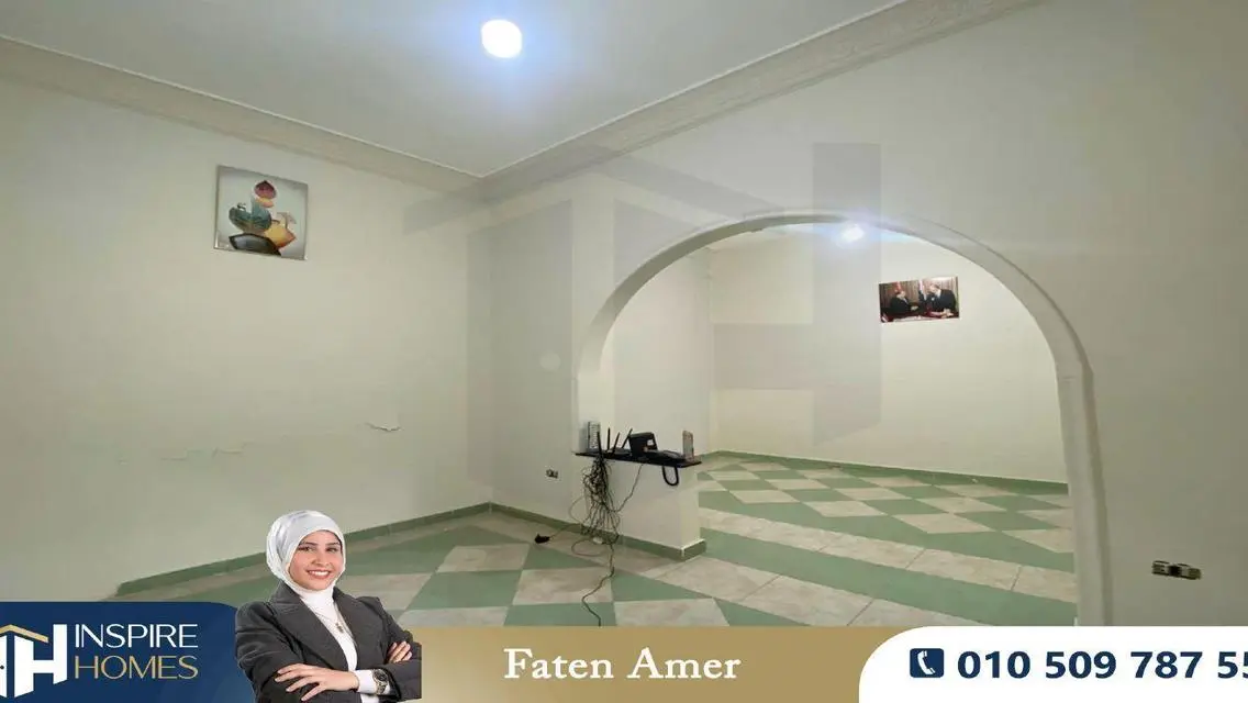 شقة للبيع 145م سموحة ( خطوات من فوزي معاذ )