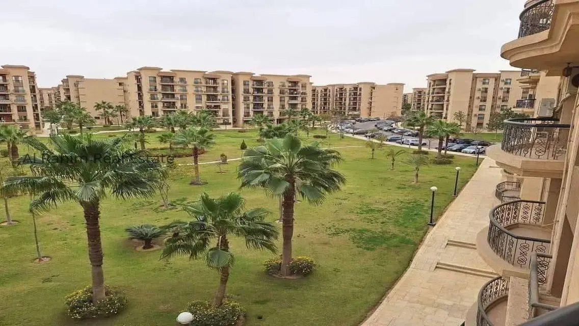 شقةفي الرحاب119م فيو جاردن للايجار قانون بسعر مميز