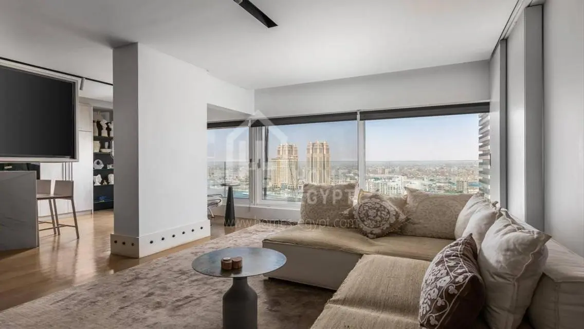 Well Designed Furnished Nile View Apt Rent Zamalek