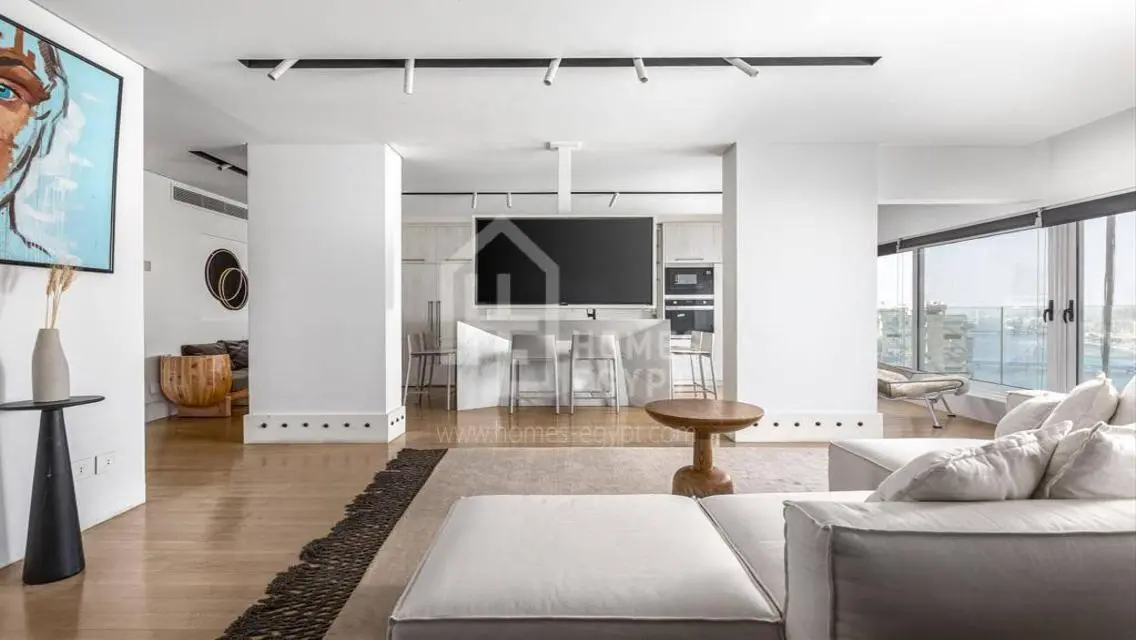 Well Designed Furnished Nile View Apt Rent Zamalek