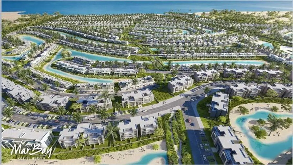 شالية 2نوم بأقل سعر في مار باي المراسم قسط 8 سنين