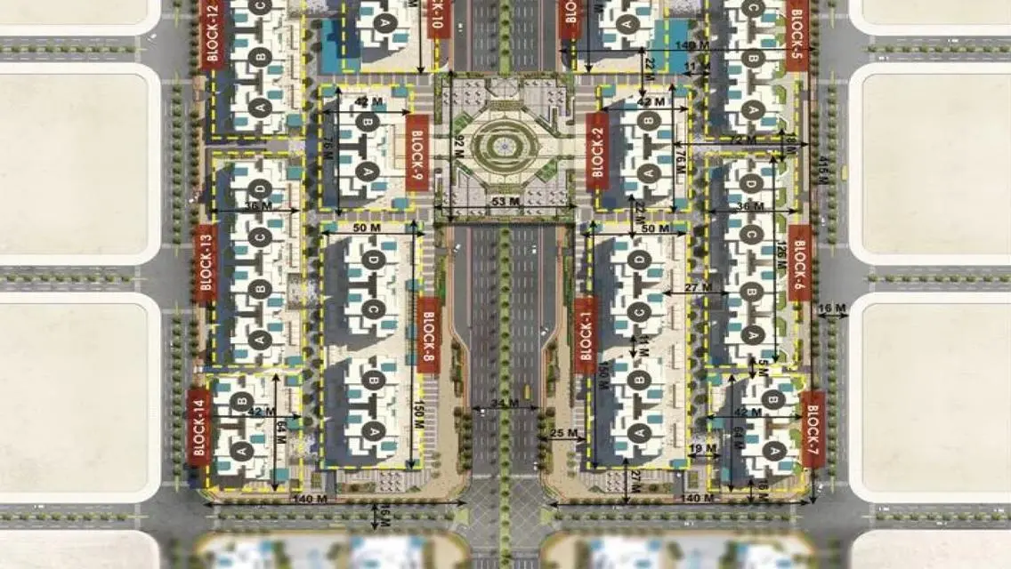 شاليه للبيع في العلمين الجديده ( Down Town ), 173م