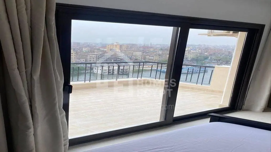 New Renovated Panoramic Nile View for Rent Zamalek