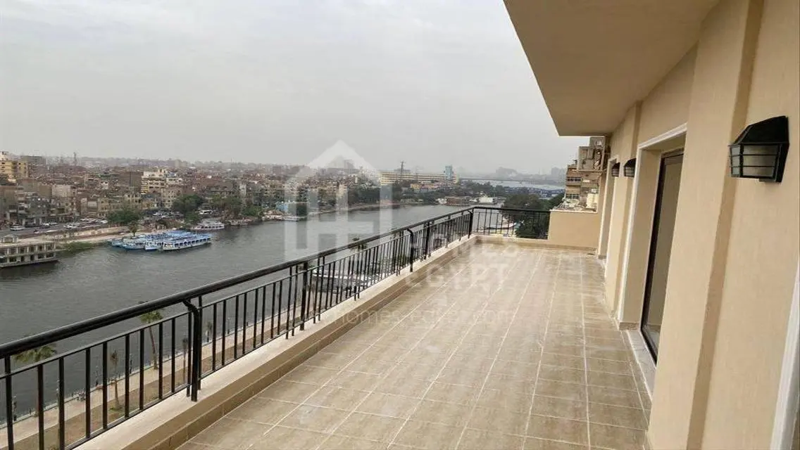 New Renovated Panoramic Nile View for Rent Zamalek