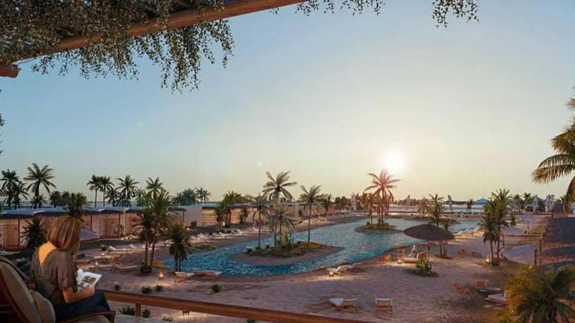 شاليه متشطب صف اول علي اللاجون في هاسيندا ويست