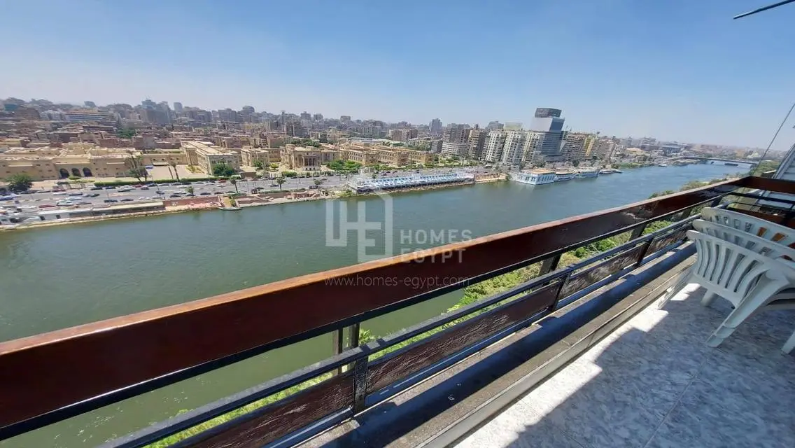 Nile and Gezira View Apartment For Rent in Zamalek